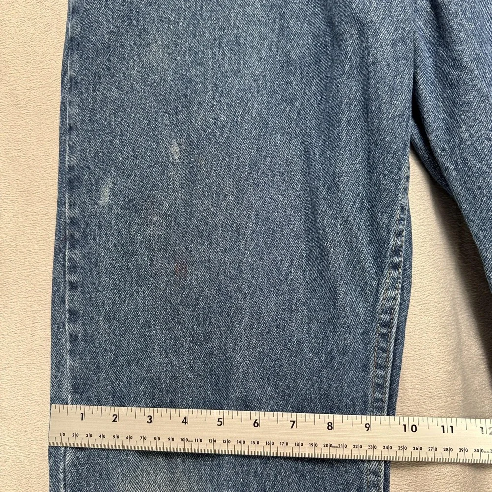 Riders By Lee Jeans Mens 32x30 Blue Denim‎ Relaxed Fit Straight Leg Zip Fly
